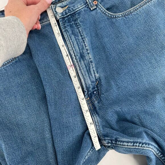 *Vintage Y2K Gap Loose Fit Plaid Flannel Lined Jeans Chore Worn Size 22 SHORT - Picture 13 of 15